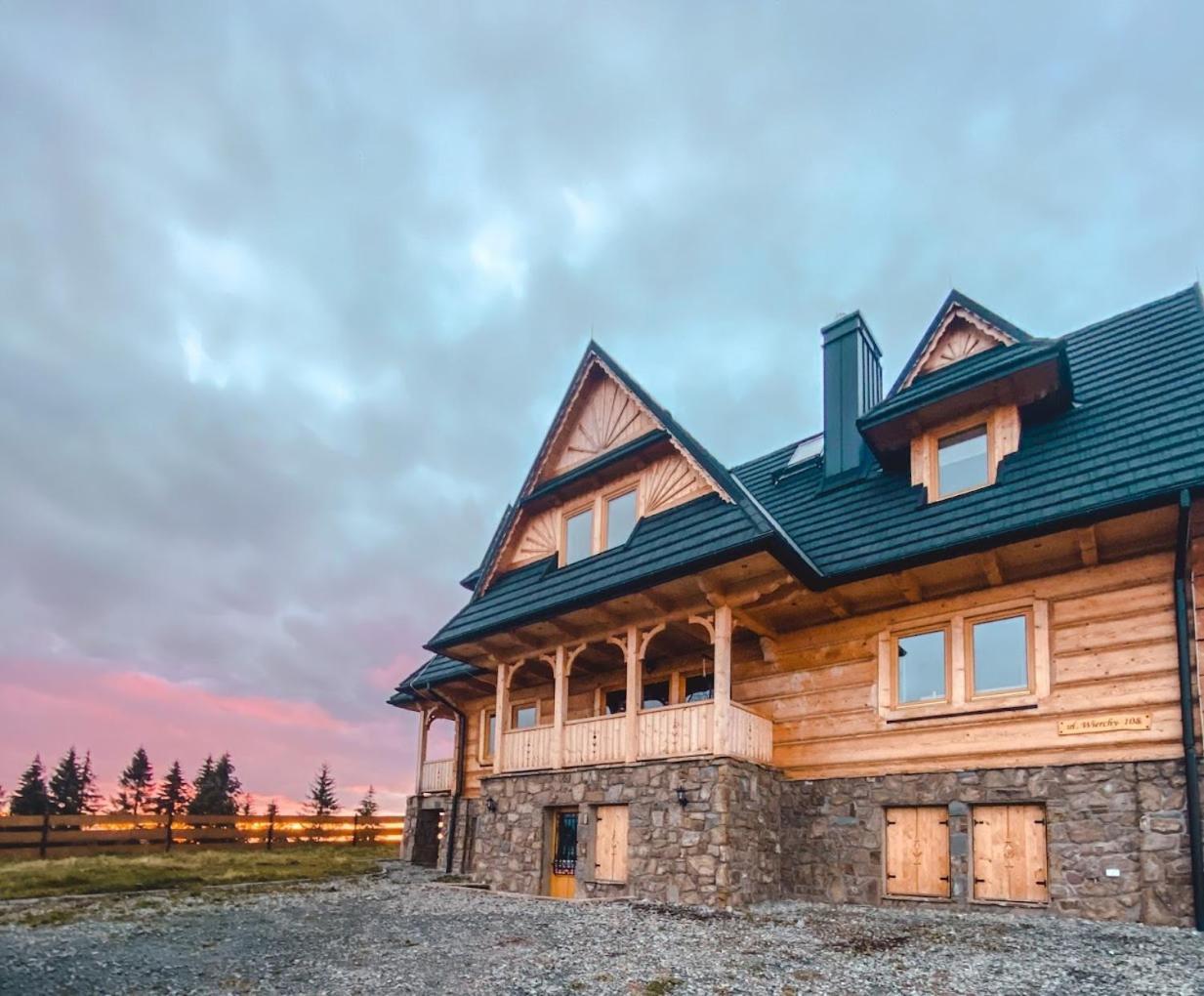 Dom Z Widokiem Na Wierchy - Panorama Na Tatry - Traditional Folk House Gliczarów Exterior foto